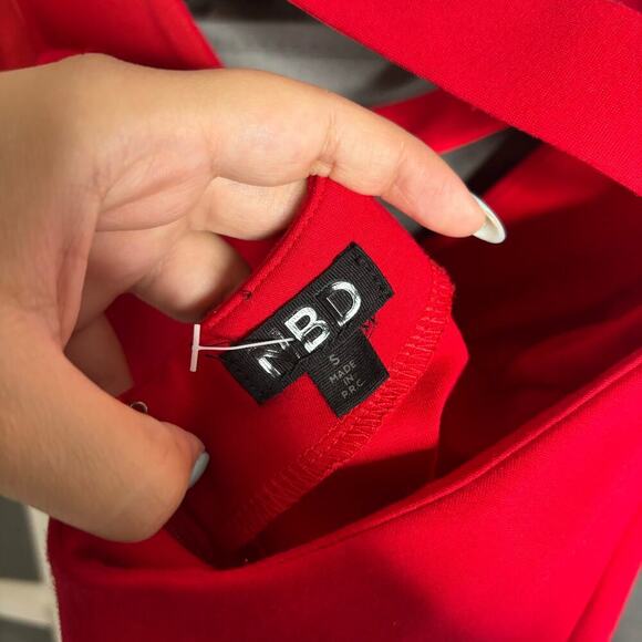 NBD Out of Touch Dress Red Size S - Picture 8 of 8